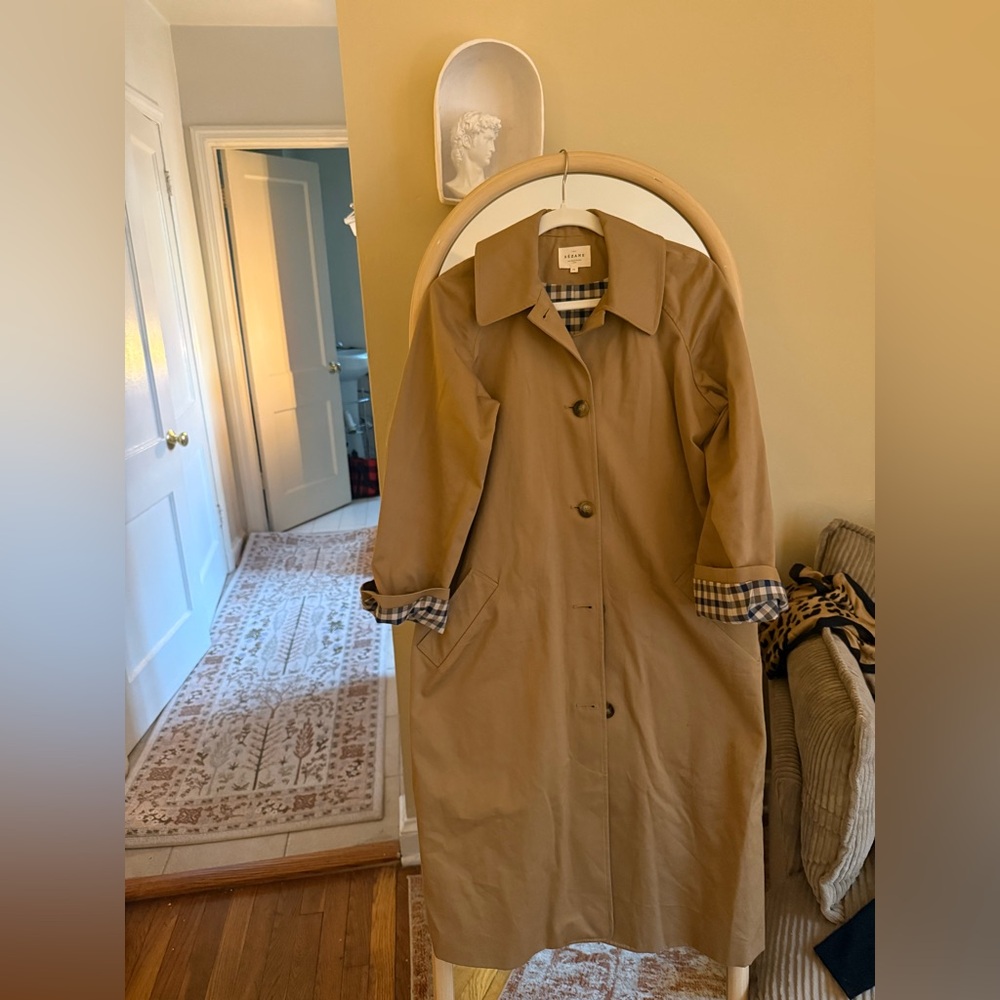 Sezane Clyde Coat Camel - Size 2 - Picture 9 of 9